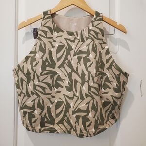 Old Navy Women's Light Support PowerChill Longline Sports Bra Tank Size XXL.